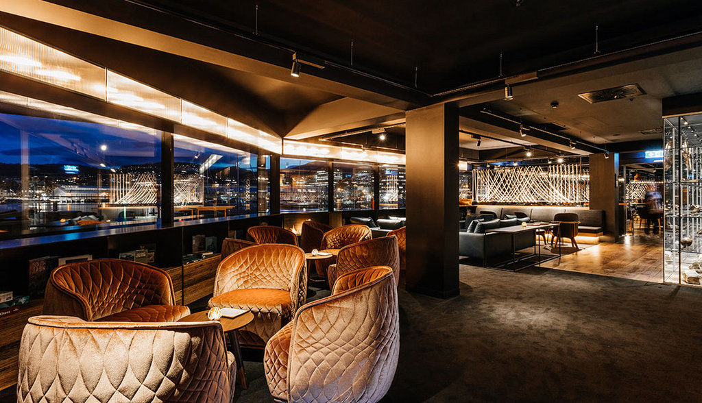 Macq 01 Hotel Гобарт Екстер'єр фото The interior of the bar